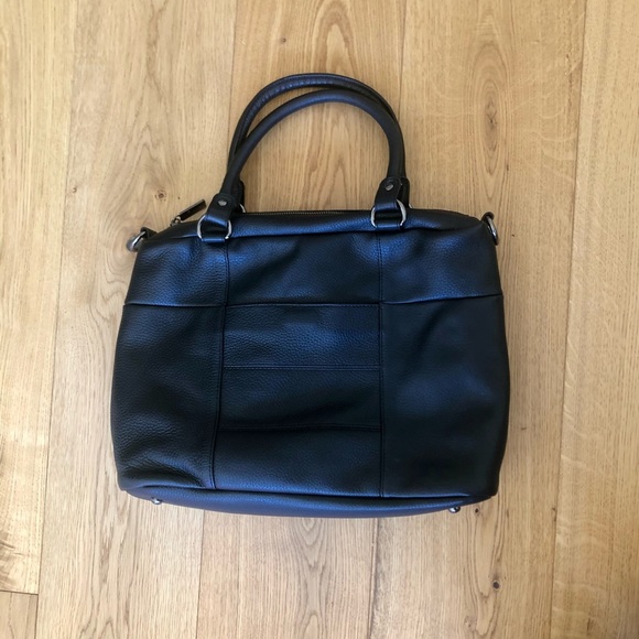 Status Anxiety Handbags - Status Anxiety large black leather tote bag